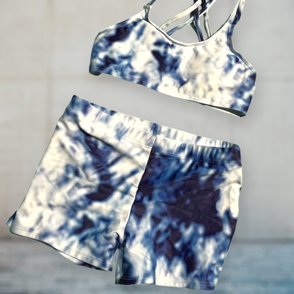 🟢5/$25 3-pc Bathing Suit Tie-dye Blue 8/10 - Picture 12 of 16
